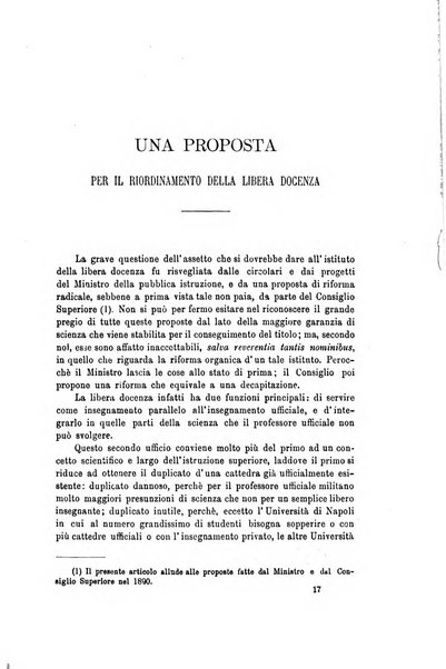 L'Universita rivista dell'istruzione superiore