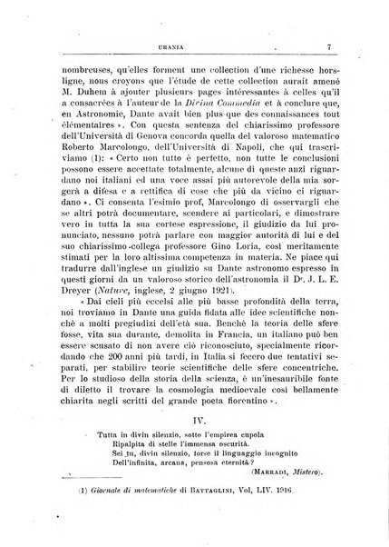 Urania saggi di astronomia popolare e scienze affini