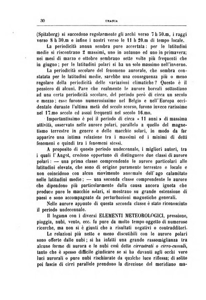 Urania saggi di astronomia popolare e scienze affini