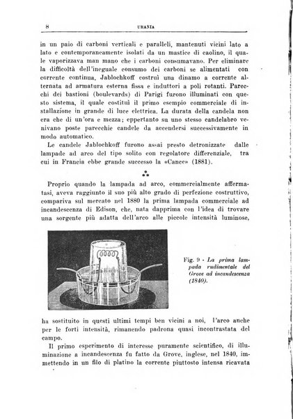 Urania saggi di astronomia popolare e scienze affini