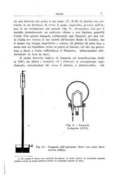 Urania saggi di astronomia popolare e scienze affini