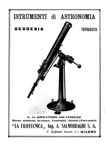 Urania saggi di astronomia popolare e scienze affini