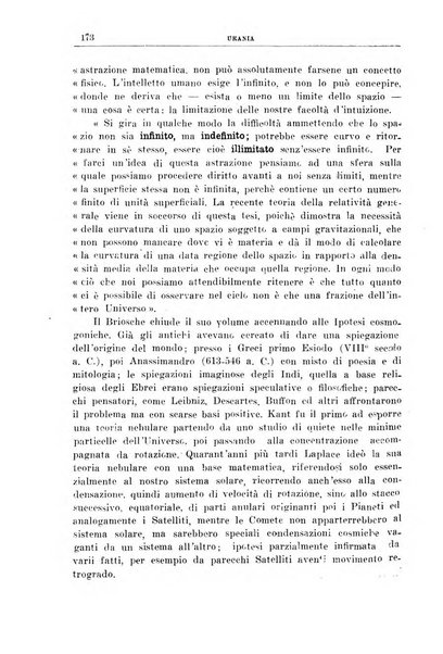 Urania saggi di astronomia popolare e scienze affini