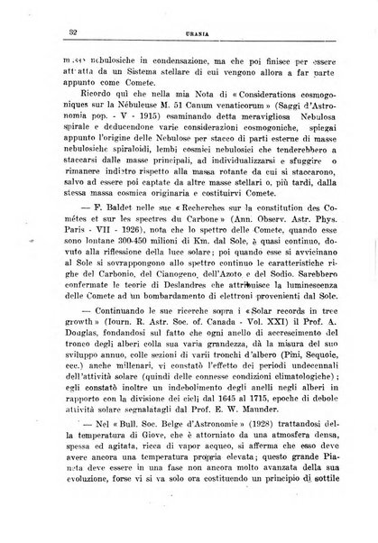 Urania saggi di astronomia popolare e scienze affini