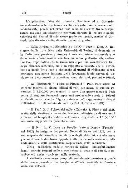 Urania saggi di astronomia popolare e scienze affini