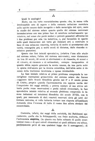 Urania saggi di astronomia popolare e scienze affini