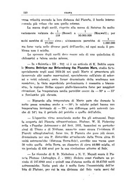 Urania saggi di astronomia popolare e scienze affini