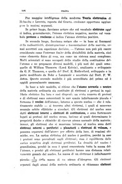 Urania saggi di astronomia popolare e scienze affini