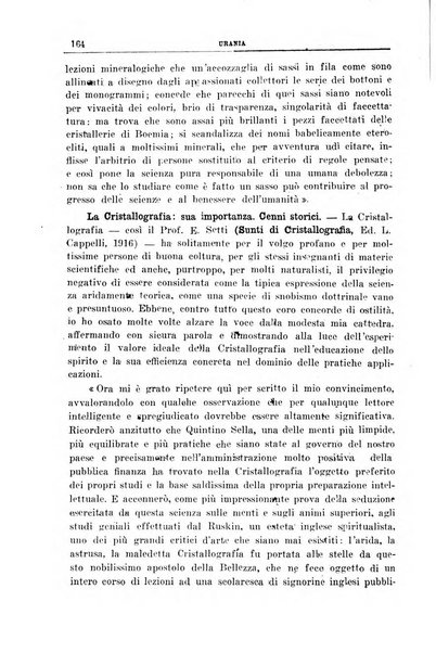 Urania saggi di astronomia popolare e scienze affini