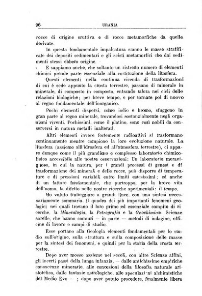 Urania saggi di astronomia popolare e scienze affini