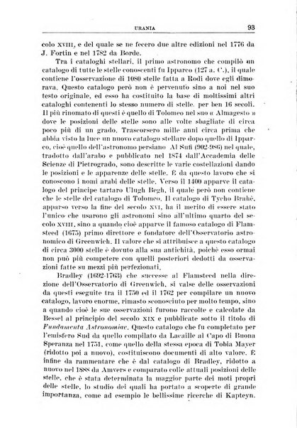 Urania saggi di astronomia popolare e scienze affini