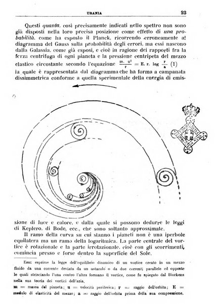 Urania saggi di astronomia popolare e scienze affini