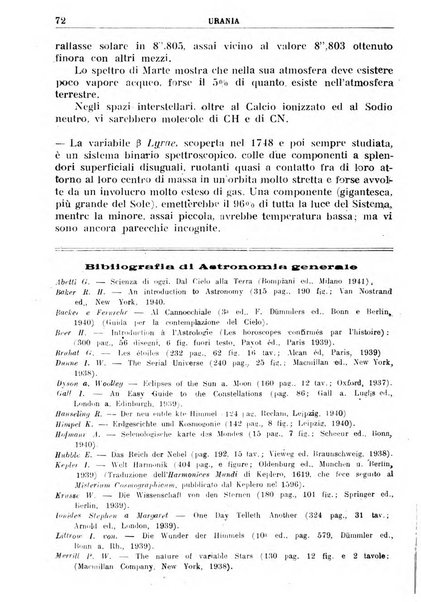 Urania saggi di astronomia popolare e scienze affini