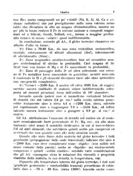 Urania saggi di astronomia popolare e scienze affini