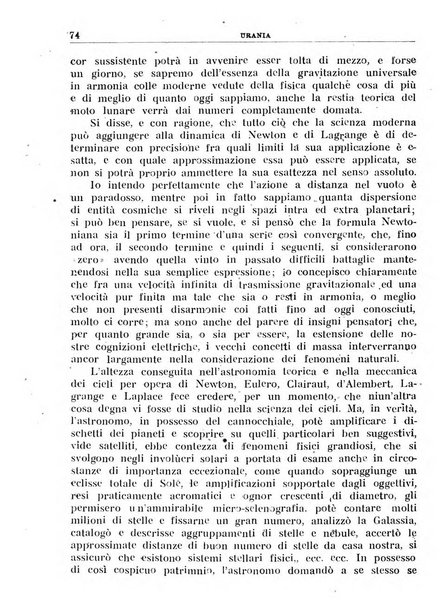 Urania saggi di astronomia popolare e scienze affini