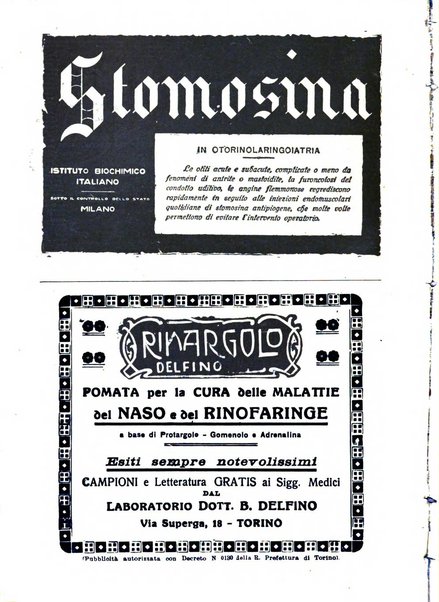 Il Valsalva rivista mensile di oto-rino-laringojatria