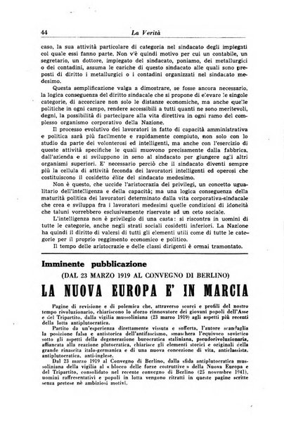 La verita rivista mensile di politica