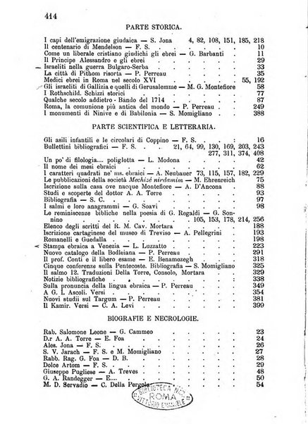 Il vessillo israelitico rivista mensile per la storia, la scienza e lo spirito del giudaismo