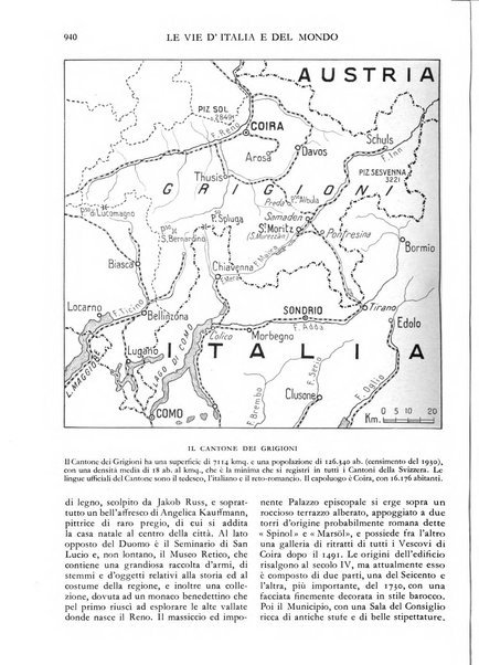 Le vie d'Italia e del mondo rivista mensile del Touring club italiano