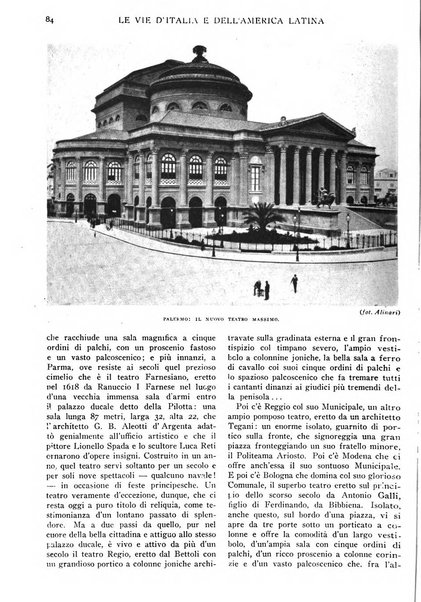 Le vie d'Italia e dell'America latina rivista mensile del Touring club italiano