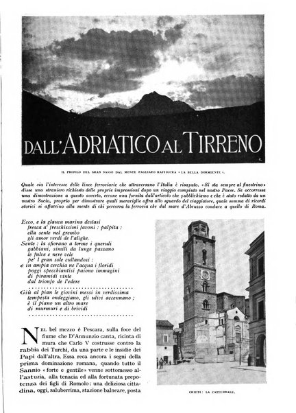 Le vie d'Italia e dell'America latina rivista mensile del Touring club italiano