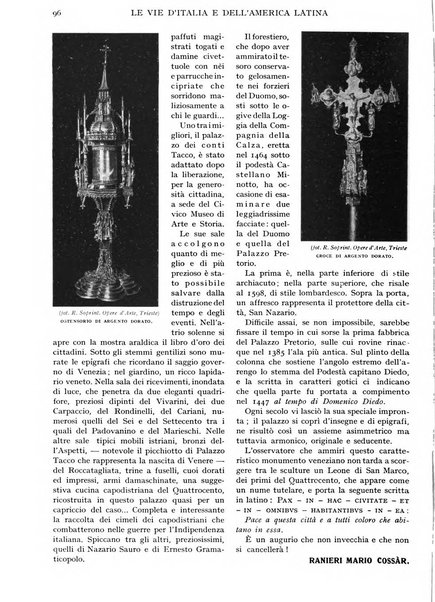 Le vie d'Italia e dell'America latina rivista mensile del Touring club italiano