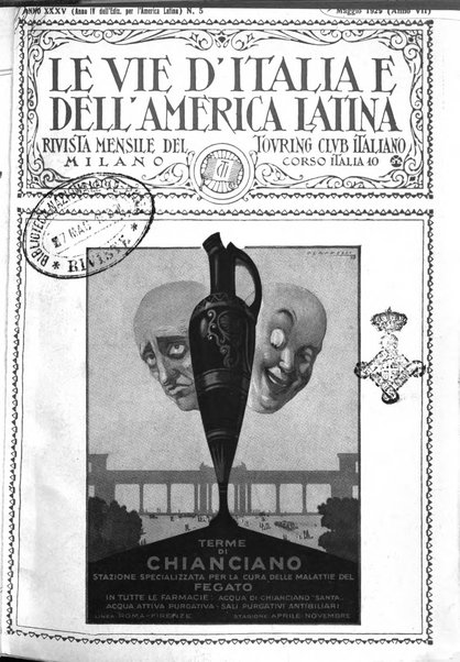 Le vie d'Italia e dell'America latina rivista mensile del Touring club italiano