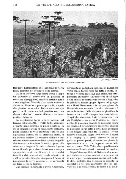 Le vie d'Italia e dell'America latina rivista mensile del Touring club italiano