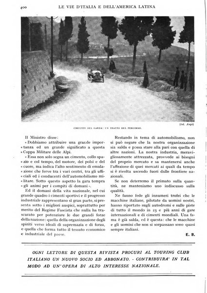 Le vie d'Italia e dell'America latina rivista mensile del Touring club italiano