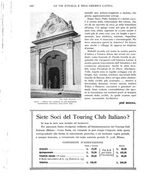 Le vie d'Italia e dell'America latina rivista mensile del Touring club italiano