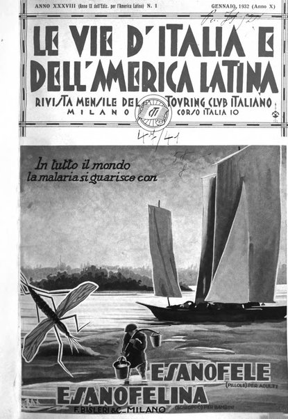 Le vie d'Italia e dell'America latina rivista mensile del Touring club italiano