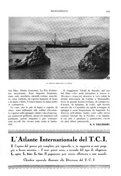 Le vie d'Italia e dell'America latina rivista mensile del Touring club italiano