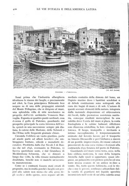 Le vie d'Italia e dell'America latina rivista mensile del Touring club italiano