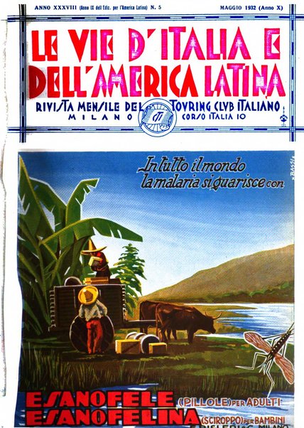 Le vie d'Italia e dell'America latina rivista mensile del Touring club italiano