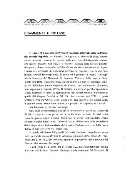 Viglevanum rivista della Società vigevanese di lettere storia ed arte