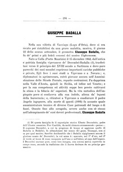 Viglevanum rivista della Società vigevanese di lettere storia ed arte