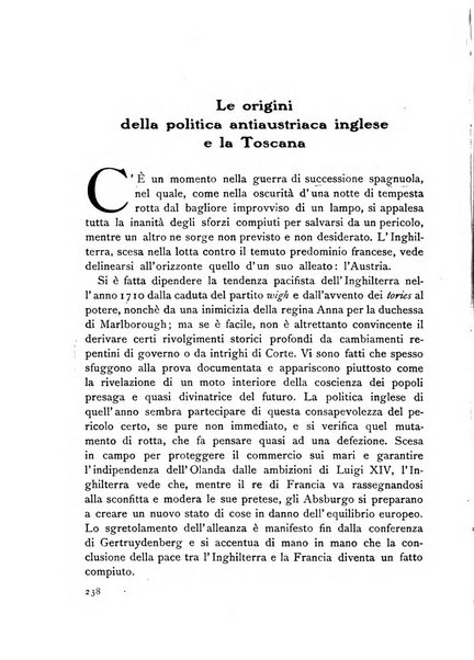 La vita britannica rivista bimestrale edita dall'Istituto britannico di Firenze