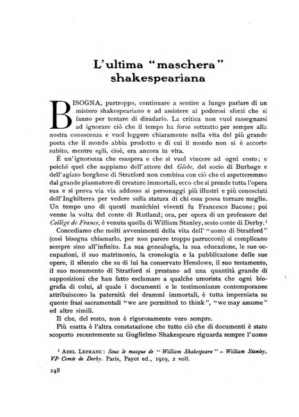 La vita britannica rivista bimestrale edita dall'Istituto britannico di Firenze