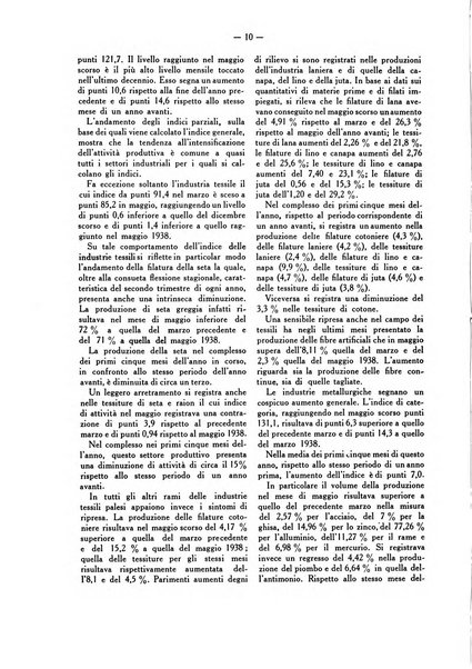 La vita economica italiana indici del movimento economico d'Italia