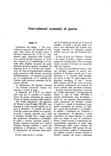 La vita economica italiana indici del movimento economico d'Italia