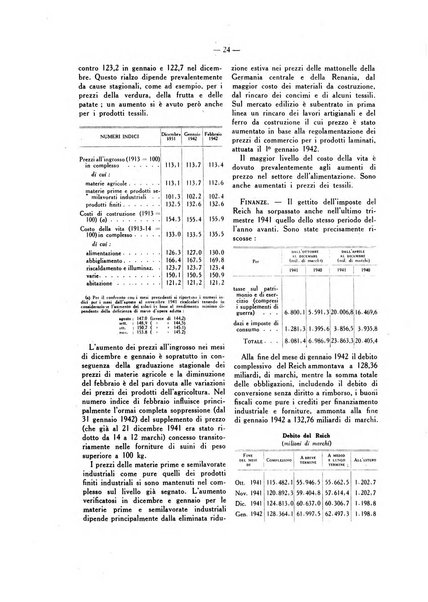 La vita economica italiana indici del movimento economico d'Italia