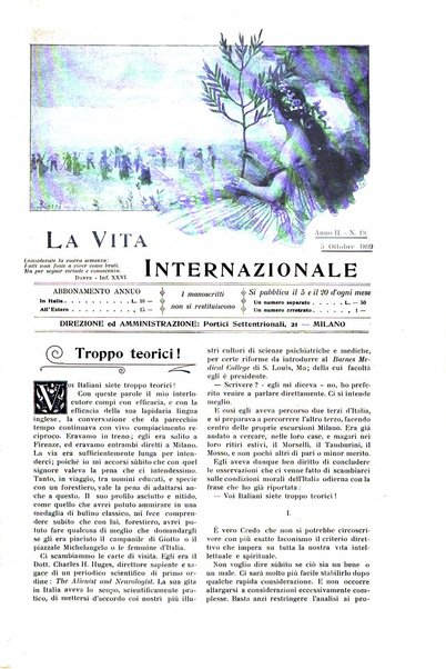 La vita internazionale rassegna quindicinale