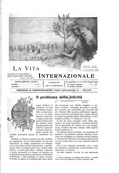 La vita internazionale rassegna quindicinale