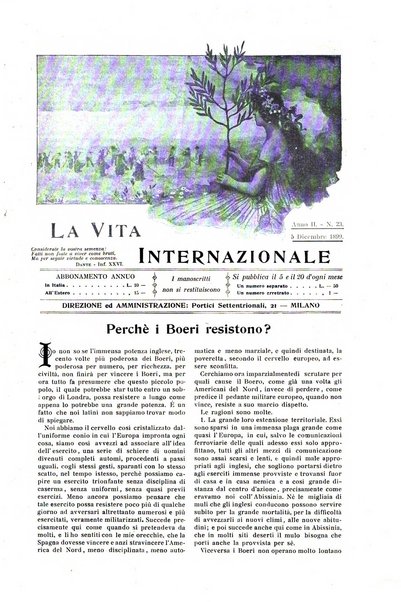 La vita internazionale rassegna quindicinale