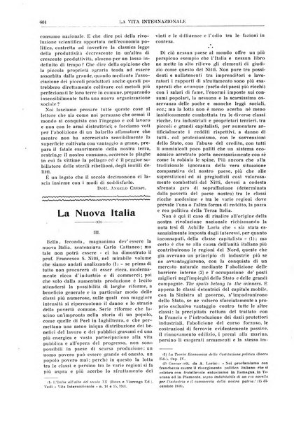 La vita internazionale rassegna quindicinale