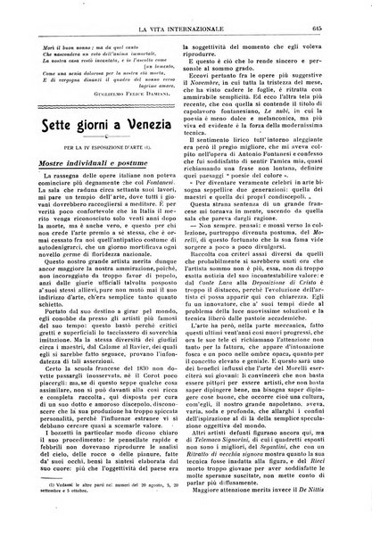 La vita internazionale rassegna quindicinale