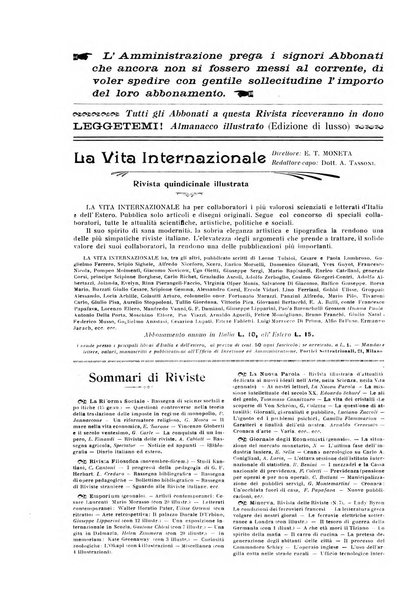 La vita internazionale rassegna quindicinale