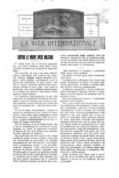 La vita internazionale rassegna quindicinale