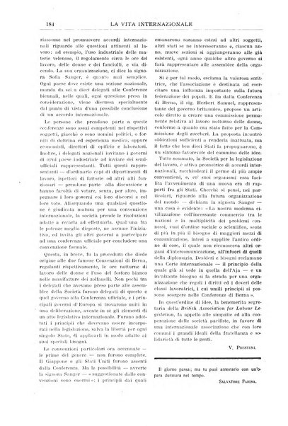 La vita internazionale rassegna quindicinale