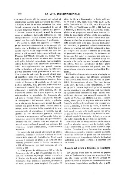 La vita internazionale rassegna quindicinale